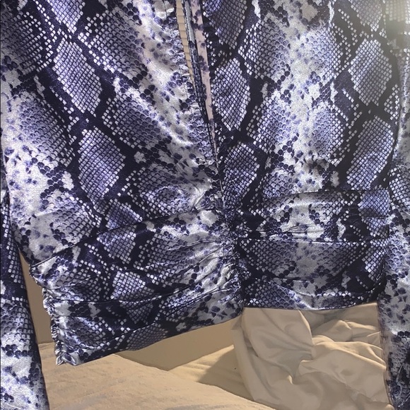 Topshop snakeskin crop top - Picture 6 of 7